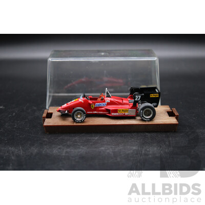 Brumm Diecast Model Car Ferrari F1 126C4 Winner Belgium Gp 1984