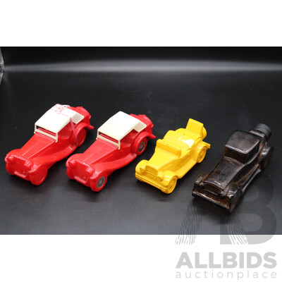 Four Vintage Avon Vehicle Design Bottles