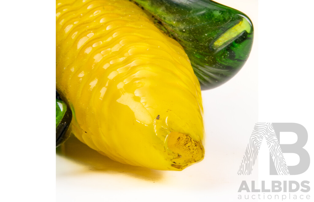 Collection Retro Glass Fruit Including Aubergine, Grapes and More