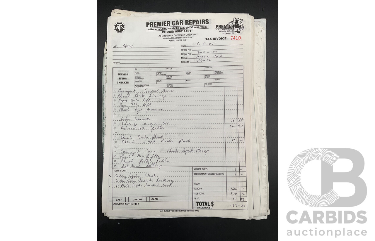 12/1992 Mazda MX-6 (4WS) 2d Coupe Vintage Red V6 2.5L