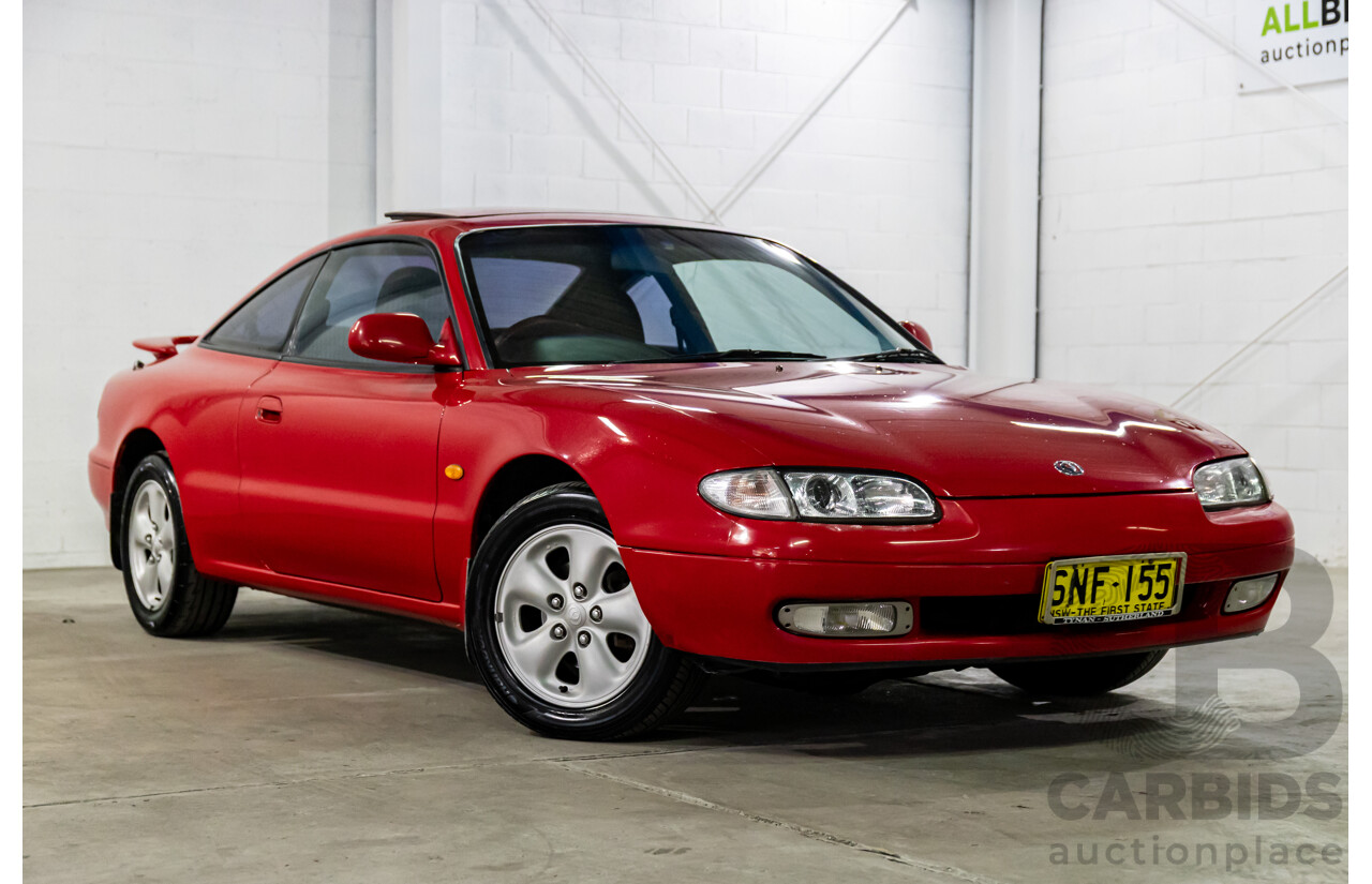 12/1992 Mazda MX-6 (4WS) 2d Coupe Vintage Red V6 2.5L