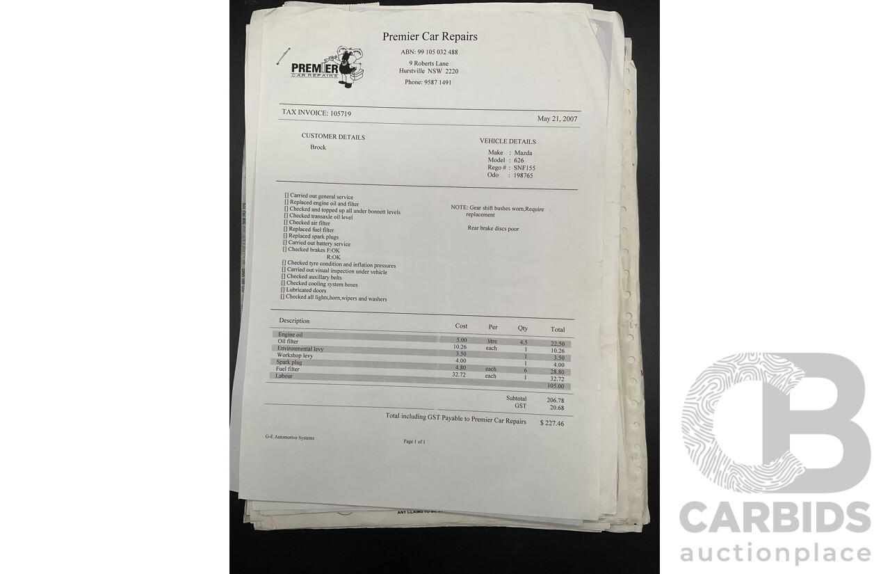 12/1992 Mazda MX-6 (4WS) 2d Coupe Vintage Red V6 2.5L