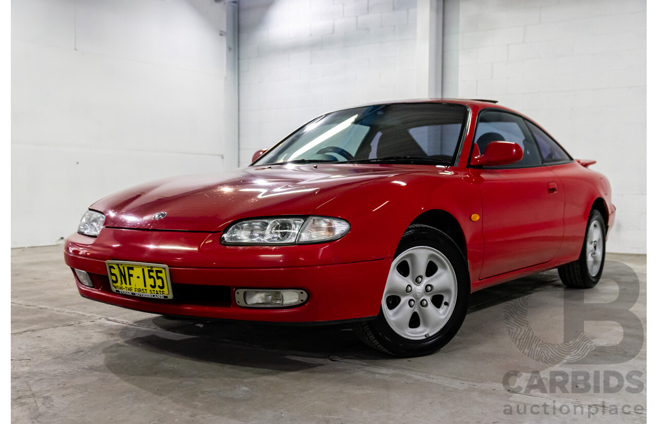 12/1992 Mazda MX-6 (4WS) 2d Coupe Vintage Red V6 2.5L
