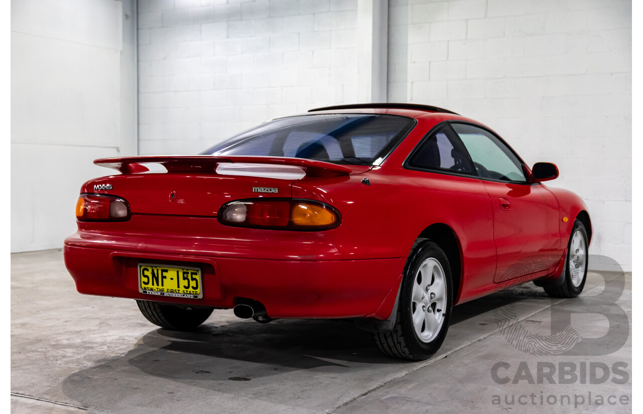 12/1992 Mazda MX-6 (4WS) 2d Coupe Vintage Red V6 2.5L