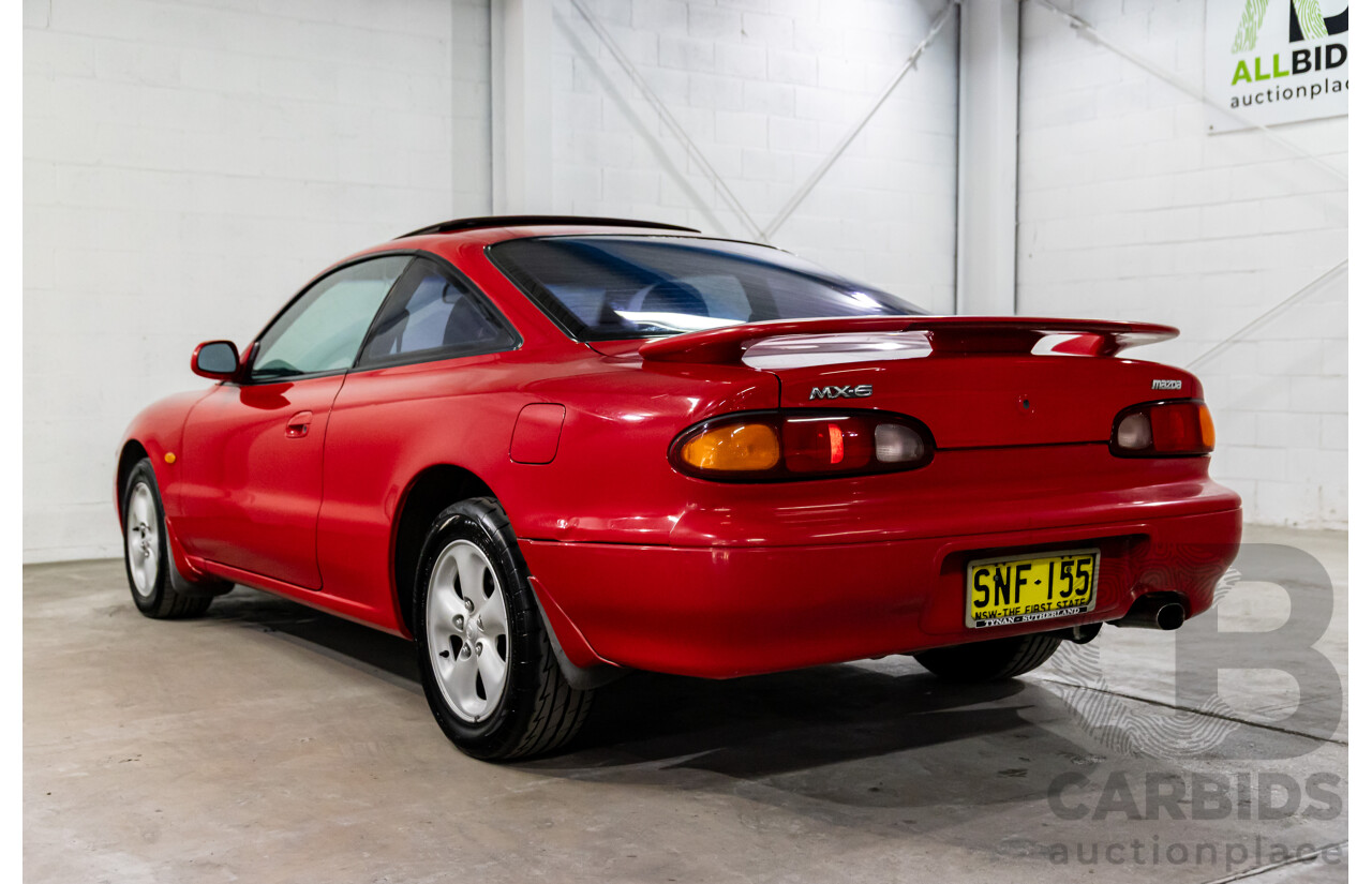 12/1992 Mazda MX-6 (4WS) 2d Coupe Vintage Red V6 2.5L