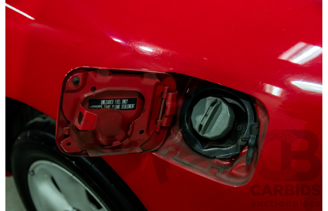 12/1992 Mazda MX-6 (4WS) 2d Coupe Vintage Red V6 2.5L