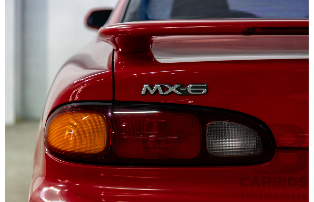 12/1992 Mazda MX-6 (4WS) 2d Coupe Vintage Red V6 2.5L