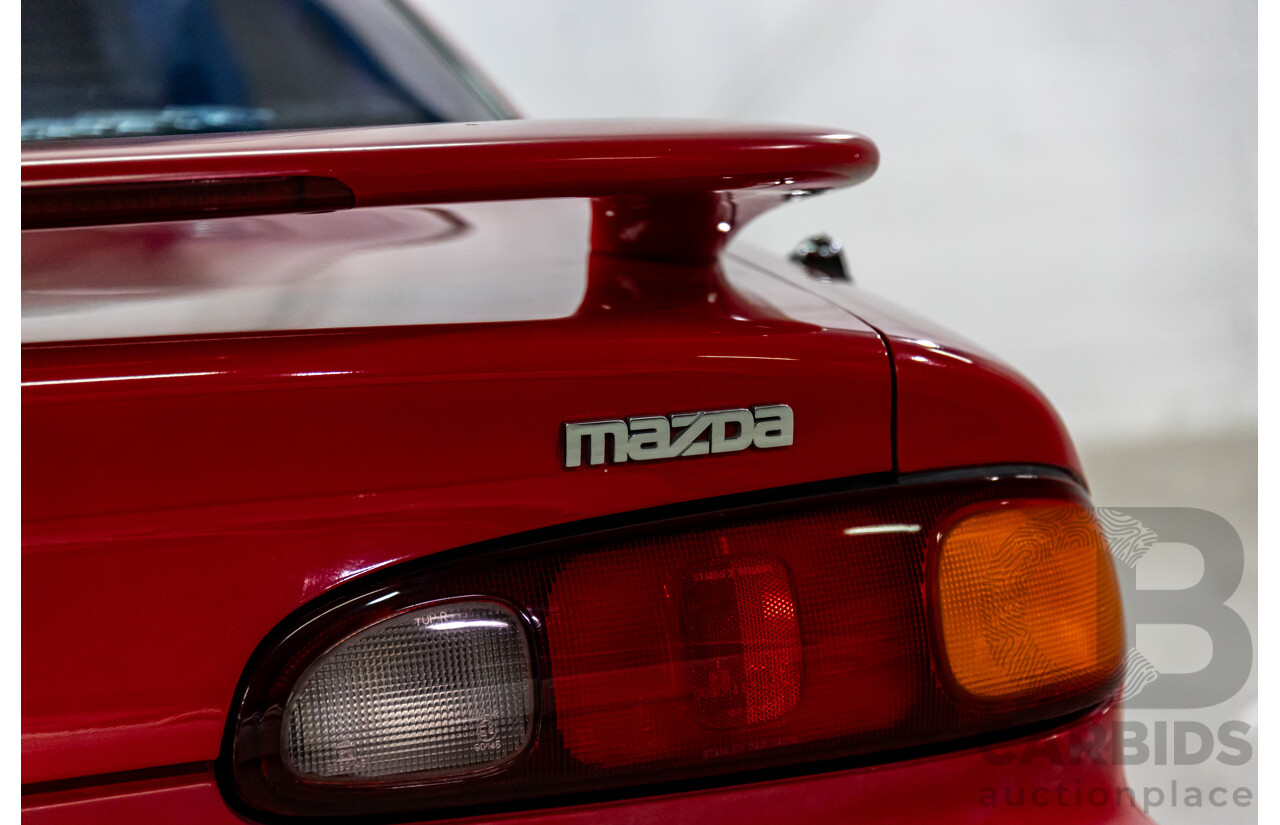 12/1992 Mazda MX-6 (4WS) 2d Coupe Vintage Red V6 2.5L