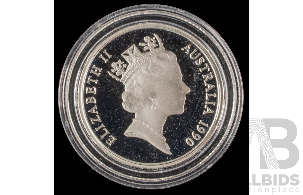 Australian 1990 Master Pieces in Silver. Total 76 Grams Sterling Silver.