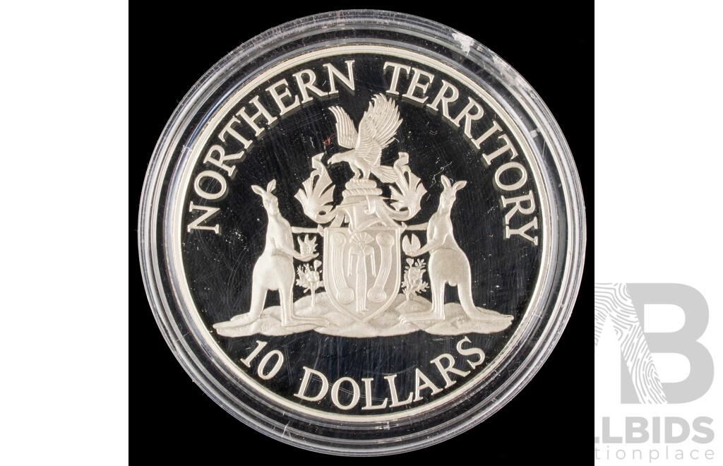 Australian RAM 1992 PROOF Silver $10 Coin.