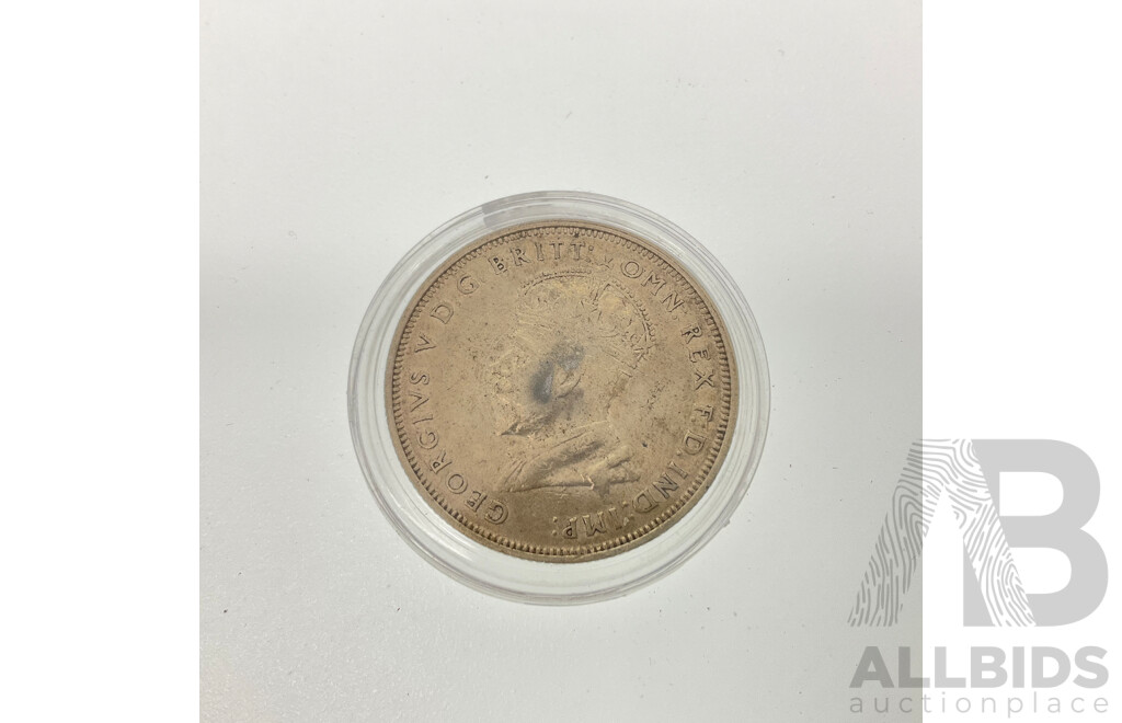 Australian 1927 Canberra Florin