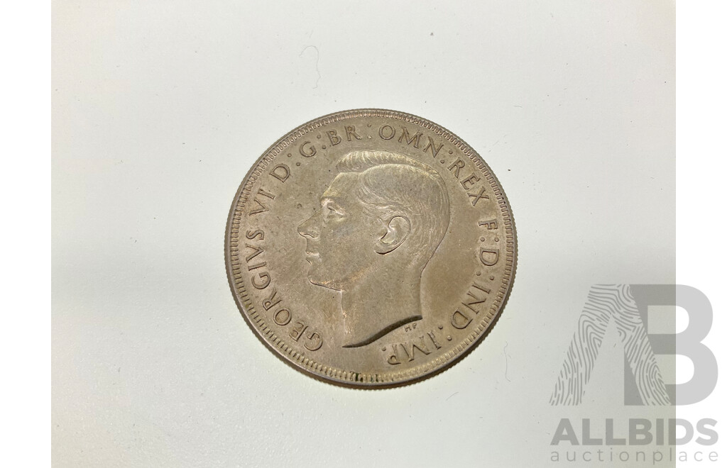 Australian 1937 Silver Crown