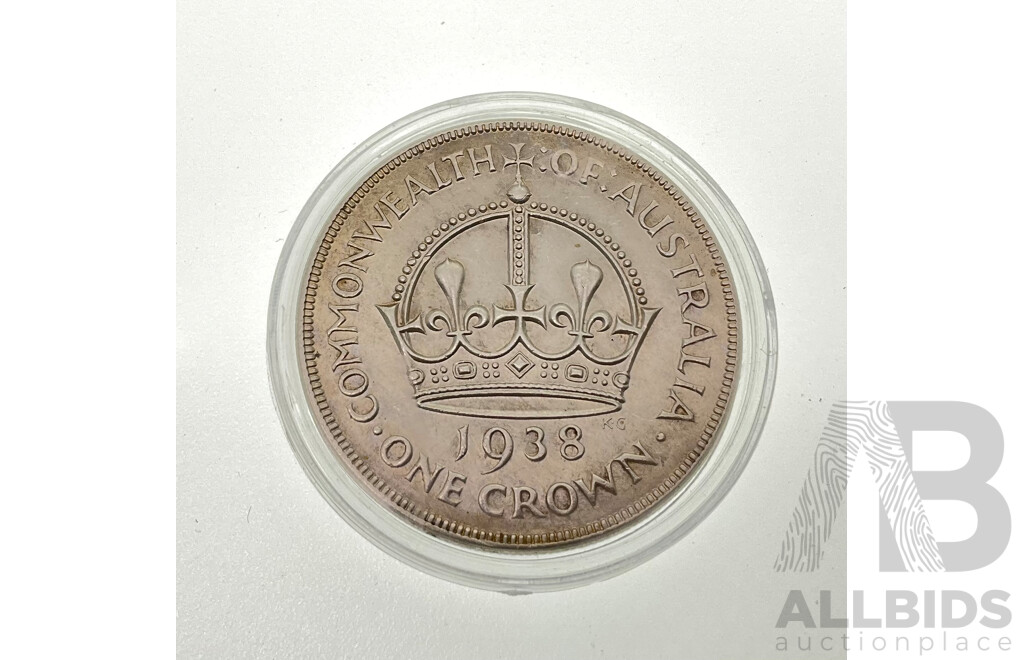 Australian 1938 Silver Crown