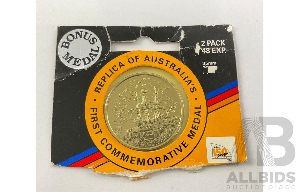 Replica of Australia's First Commemorative Medal