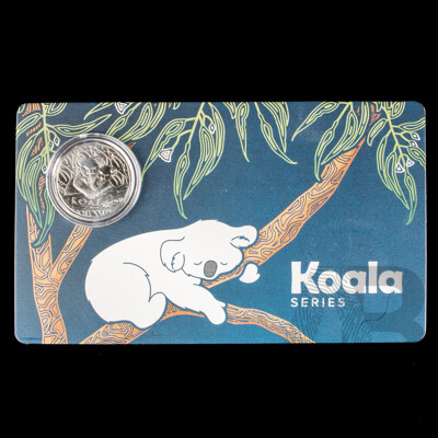 Australian 2025 50c Coin. UNC Koala Series, Mother and Baby.