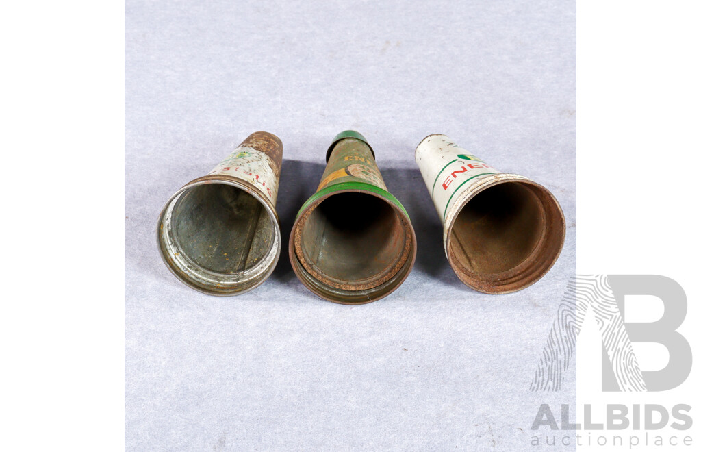 Vintage Glass Oil Bottle with BP Visco Static  ENERGOL Pourer and Cap