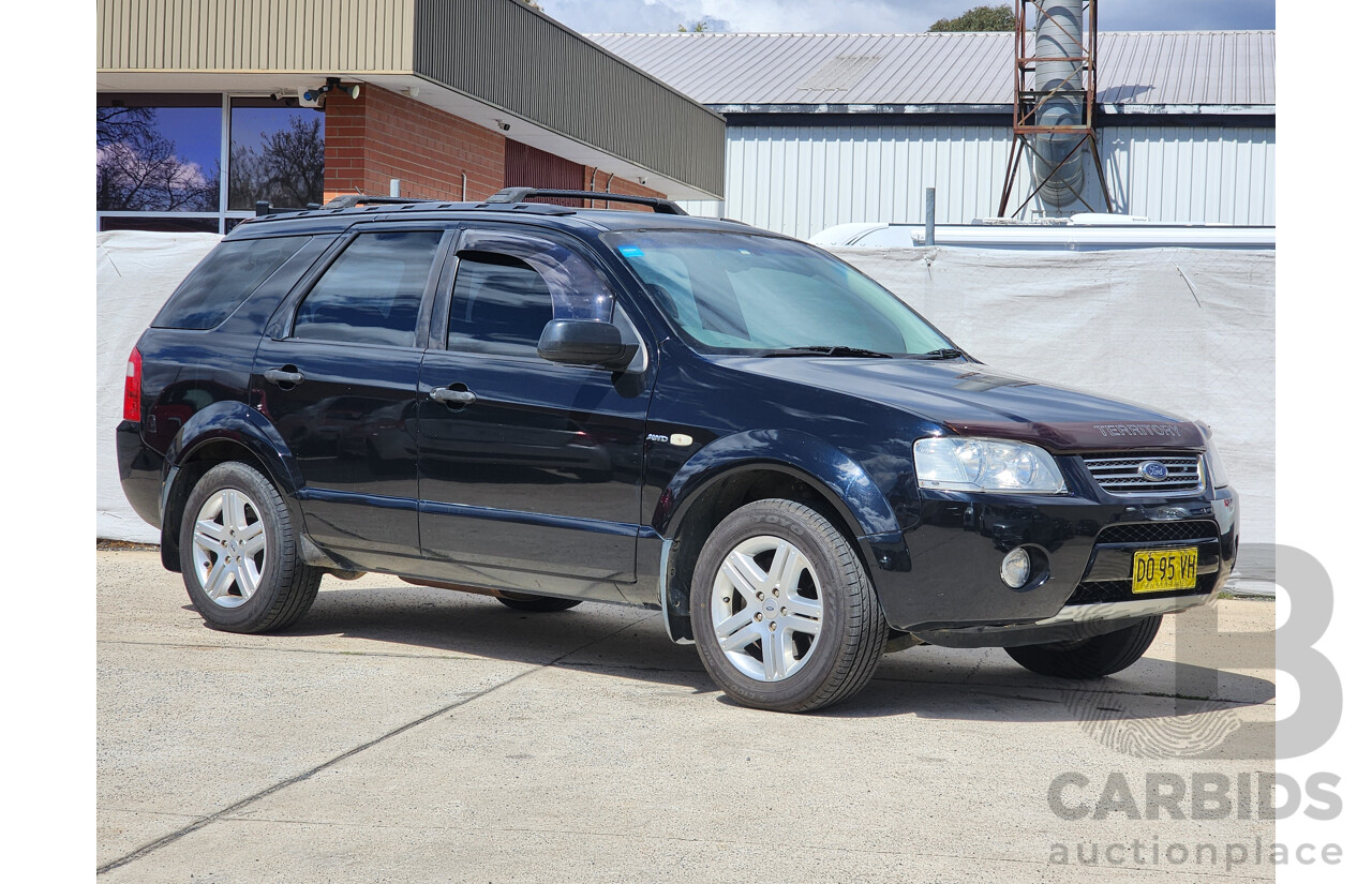 5/2006 Ford Territory GHIA (4x4) SY 4d Wagon Black 4.0L