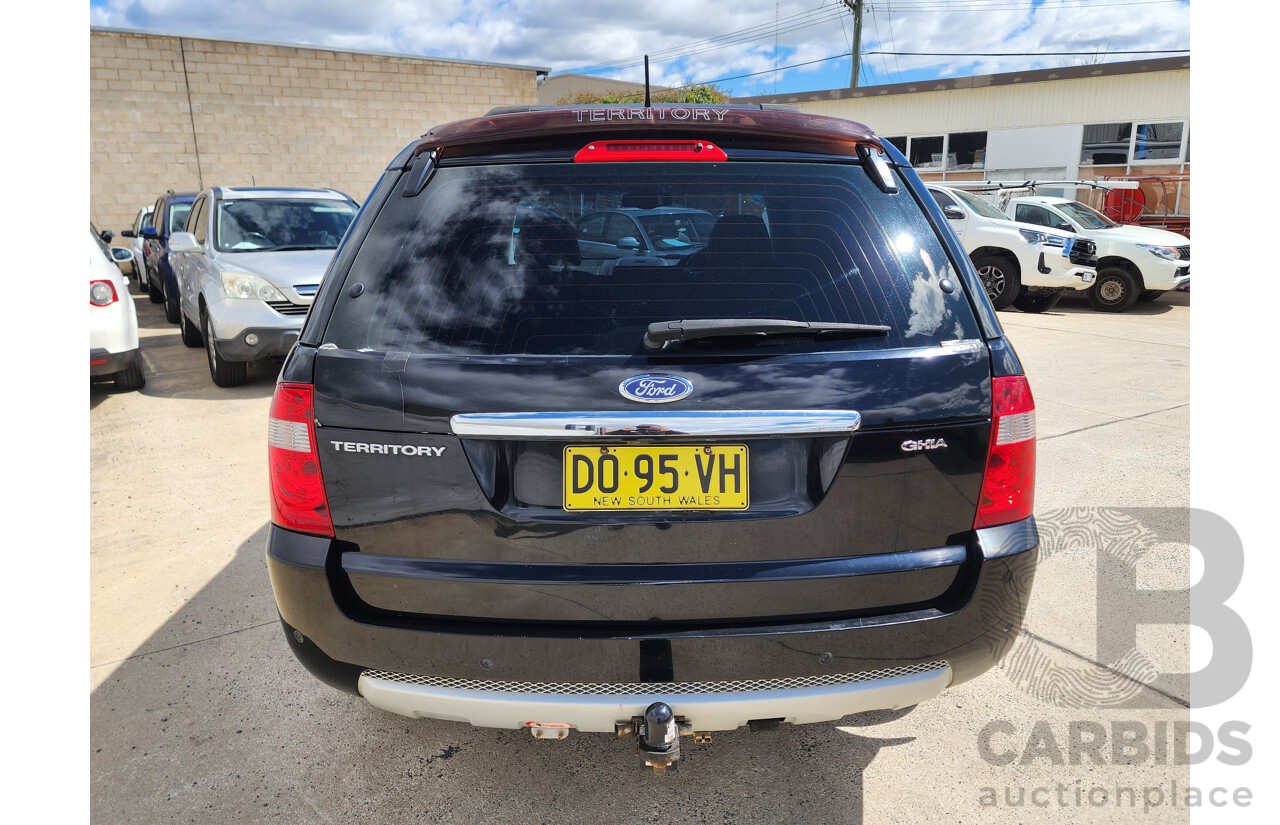 5/2006 Ford Territory GHIA (4x4) SY 4d Wagon Black 4.0L