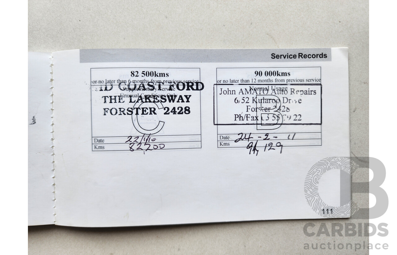 5/2006 Ford Territory GHIA (4x4) SY 4d Wagon Black 4.0L