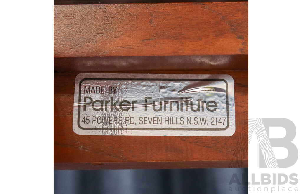 Modern Glass Top Coffee Table by Parker Furniture