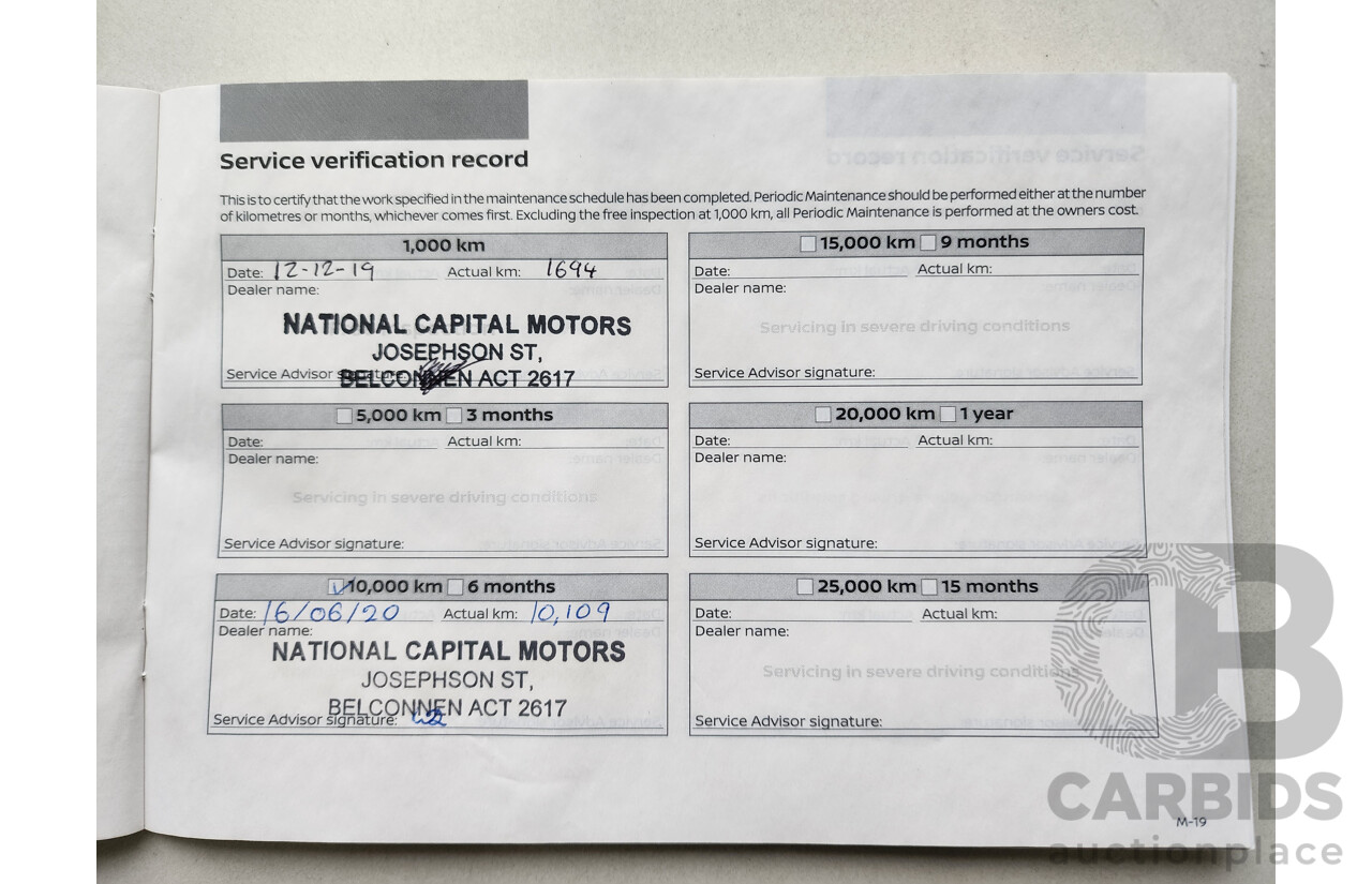 4/2019 Nissan Qashqai ST (4x2) J11 4d Wagon Blue 2.0L