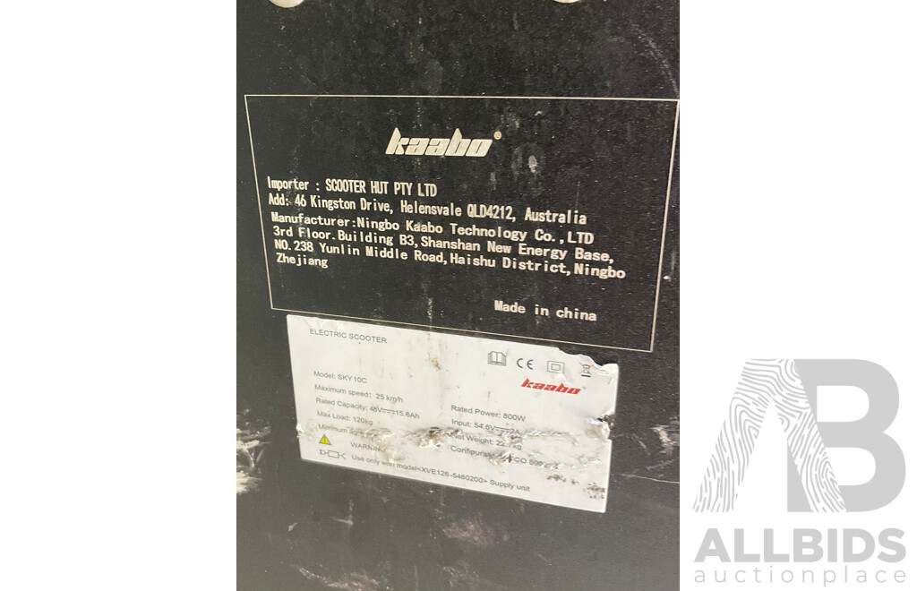 KAABO SKY 10C Electric Scooter