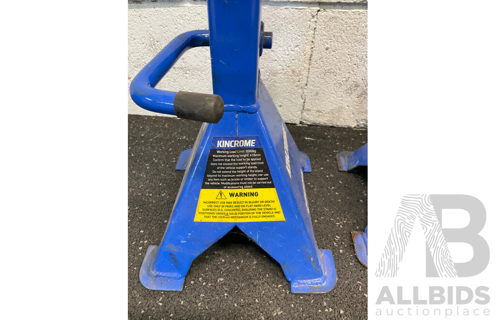 Pair of KINCROME Ratchet Jack Stand