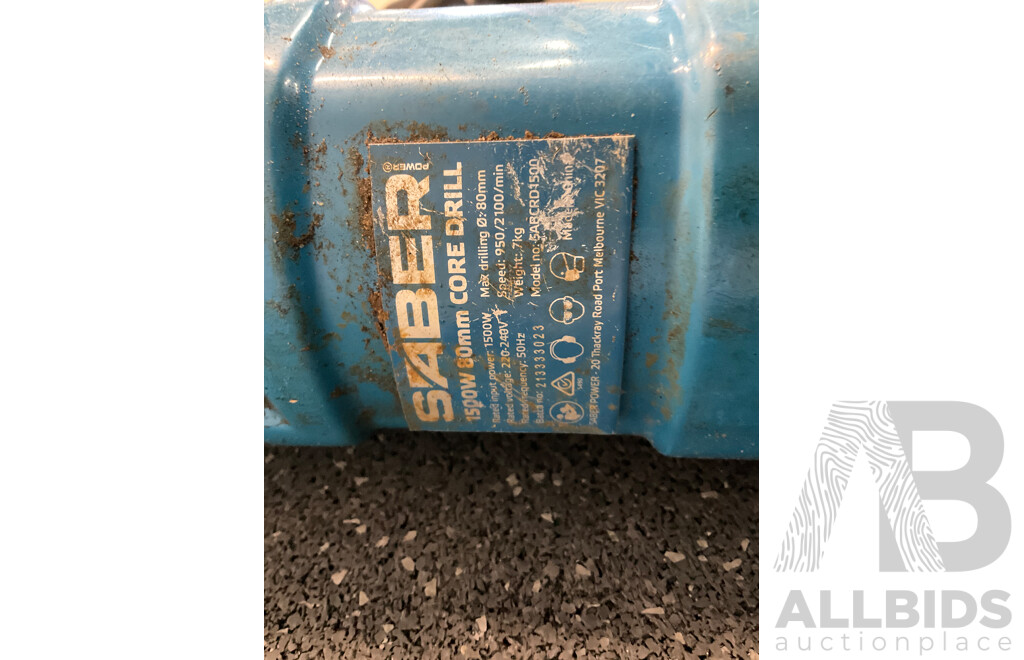 SABER 1500W Core Drill