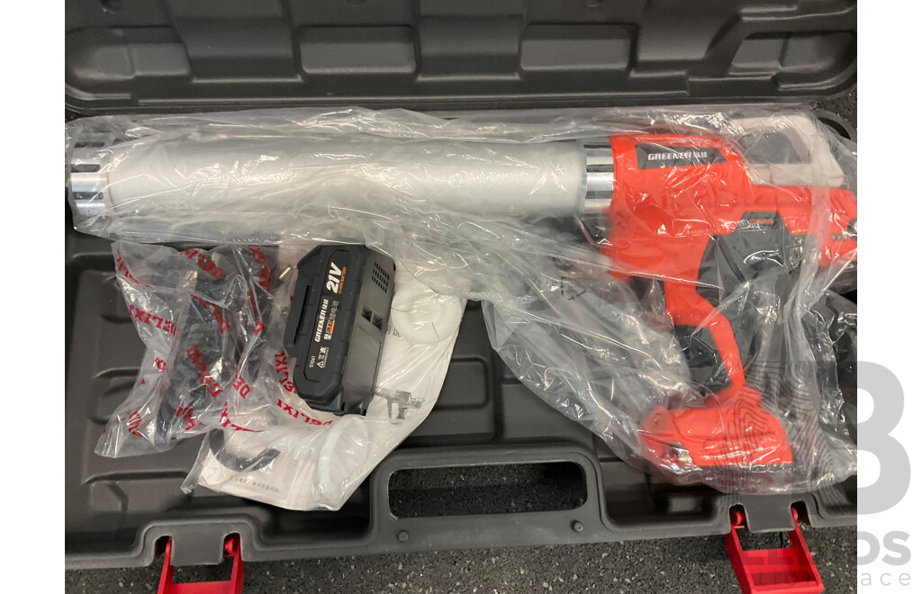 GREENER 18V Cordless Caulking Gun and RYOBI Jigsaw - Lot of 2