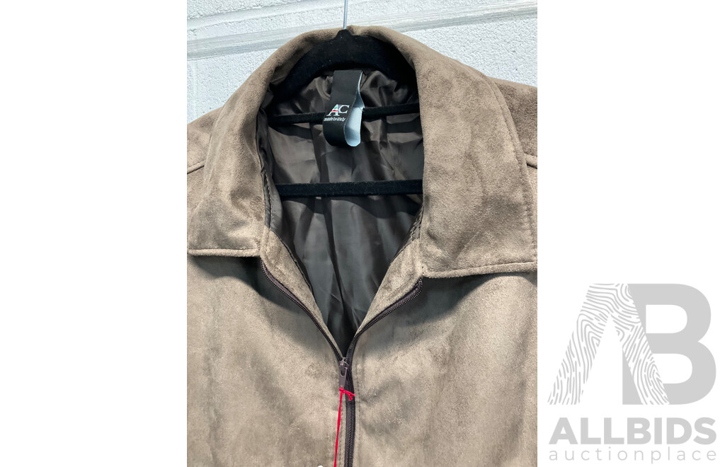 Mens Jacket Black XL (2x) XXL (2x)  and Beige XXL (x1) - Lot of 5