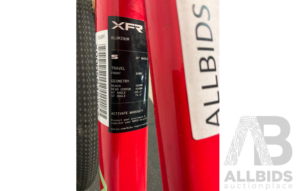 NORCO Size S XFR Hybrid Bike