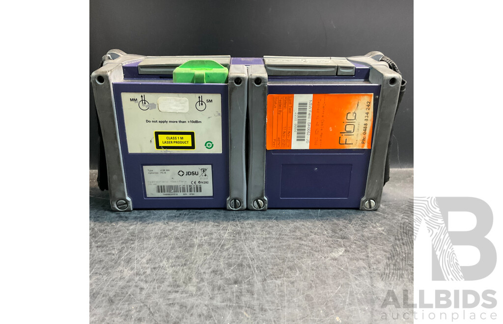 JDSU MTS4000 with VIAVI 4136MA Multiple Services Test Platform in Bag with Accessories