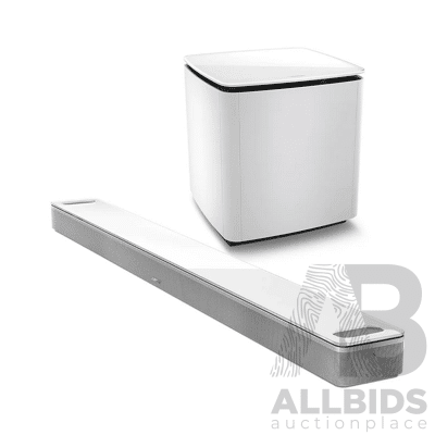 BOSE Smart Ultra Soundbar with Bass Module 700 Subwoofer (White)
