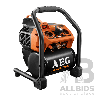 AEG Dual 18V Reciprocating Compressor (BAC218E) - Skin Only