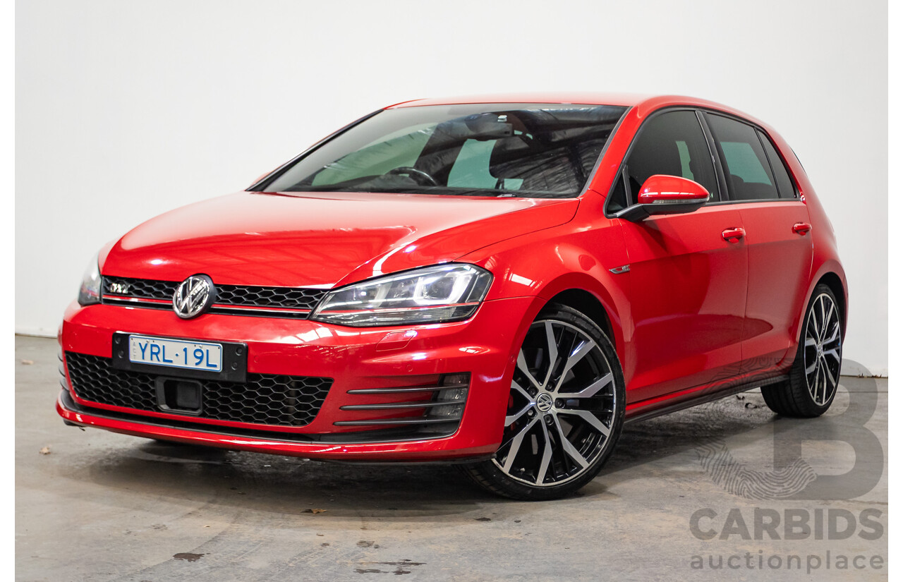 3/2014 Volkswagen Golf GTi AU MY14 5d Hatchback Tornado Red Turbo 2.0L