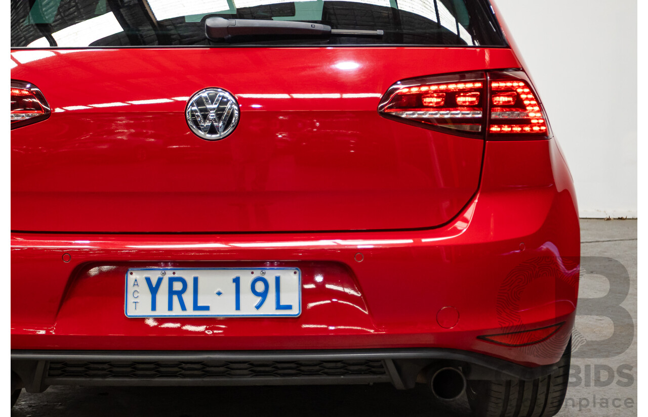 3/2014 Volkswagen Golf GTi AU MY14 5d Hatchback Tornado Red Turbo 2.0L