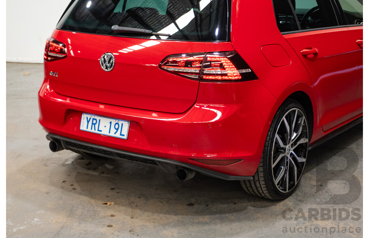 3/2014 Volkswagen Golf GTi AU MY14 5d Hatchback Tornado Red Turbo 2.0L