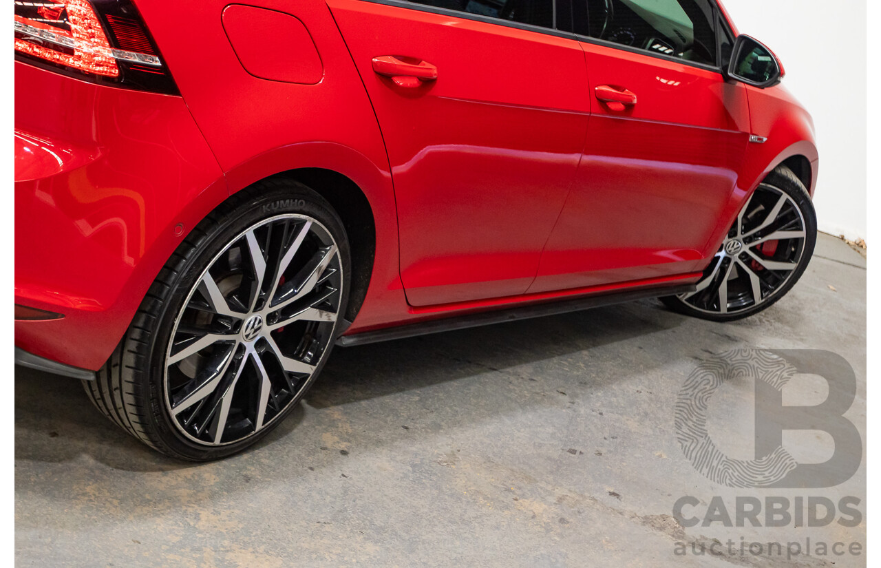 3/2014 Volkswagen Golf GTi AU MY14 5d Hatchback Tornado Red Turbo 2.0L