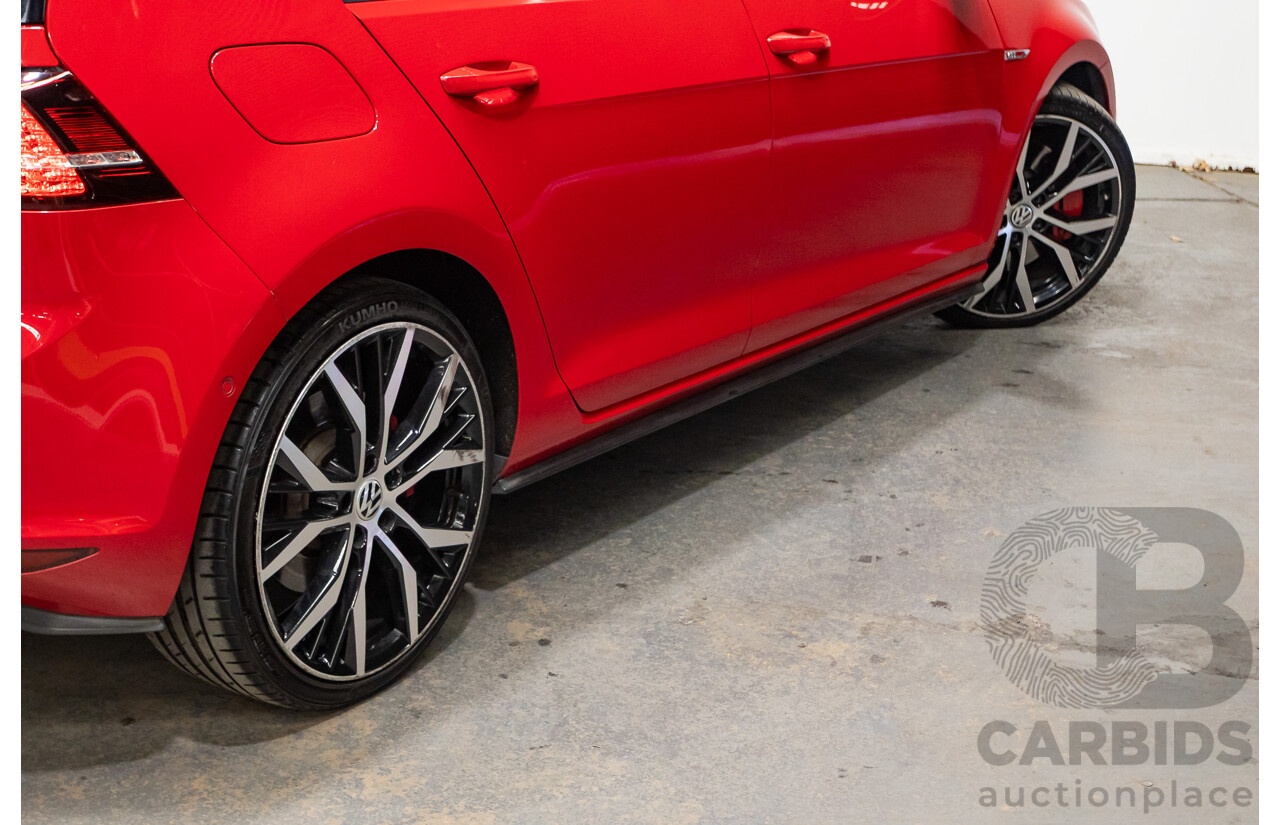 3/2014 Volkswagen Golf GTi AU MY14 5d Hatchback Tornado Red Turbo 2.0L
