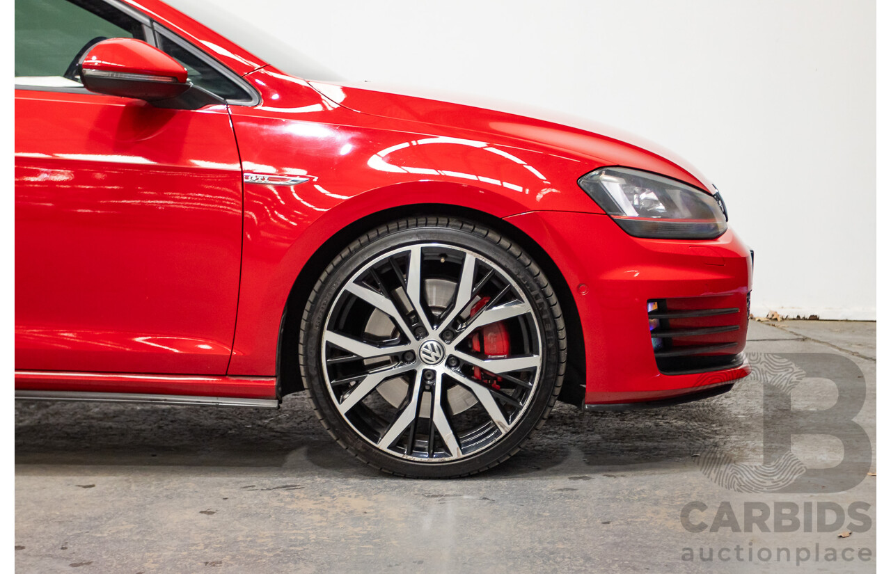 3/2014 Volkswagen Golf GTi AU MY14 5d Hatchback Tornado Red Turbo 2.0L