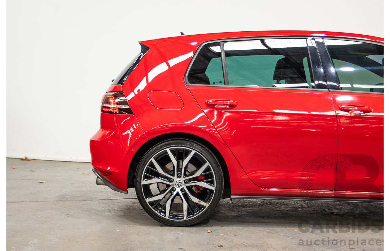 3/2014 Volkswagen Golf GTi AU MY14 5d Hatchback Tornado Red Turbo 2.0L