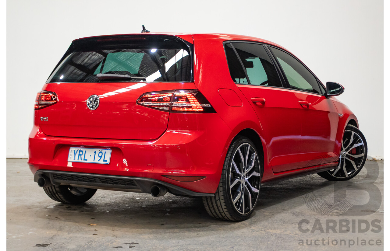 3/2014 Volkswagen Golf GTi AU MY14 5d Hatchback Tornado Red Turbo 2.0L