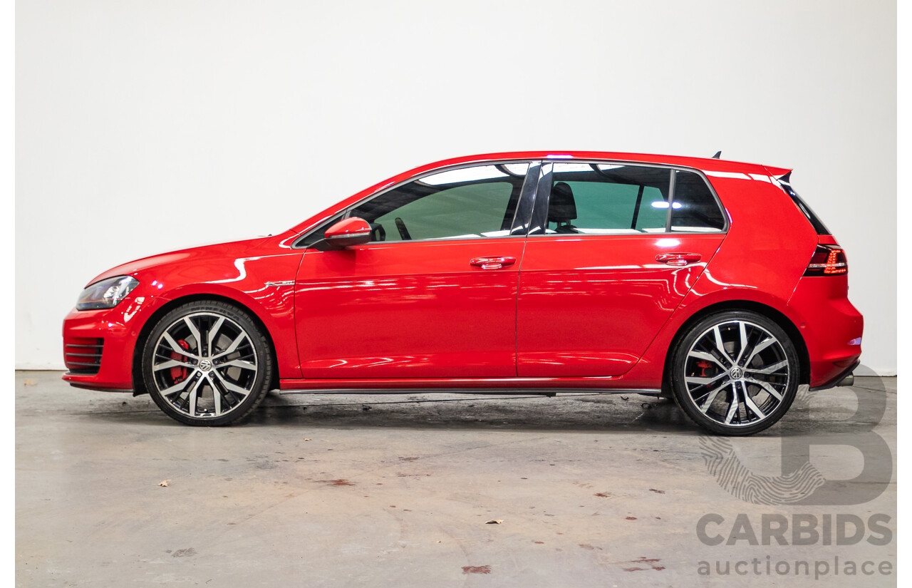 3/2014 Volkswagen Golf GTi AU MY14 5d Hatchback Tornado Red Turbo 2.0L