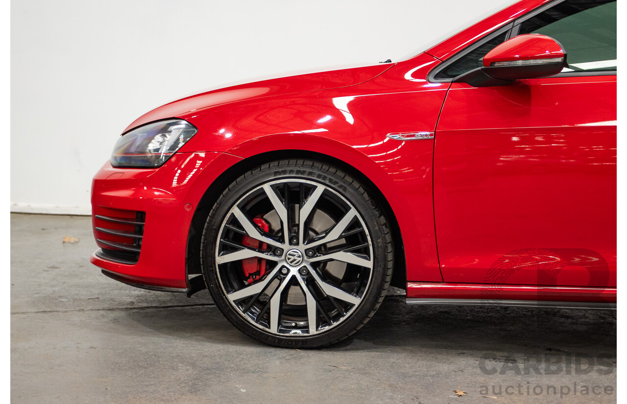 3/2014 Volkswagen Golf GTi AU MY14 5d Hatchback Tornado Red Turbo 2.0L