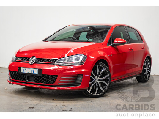3/2014 Volkswagen Golf GTi AU MY14 5d Hatchback Tornado Red Turbo 2.0L