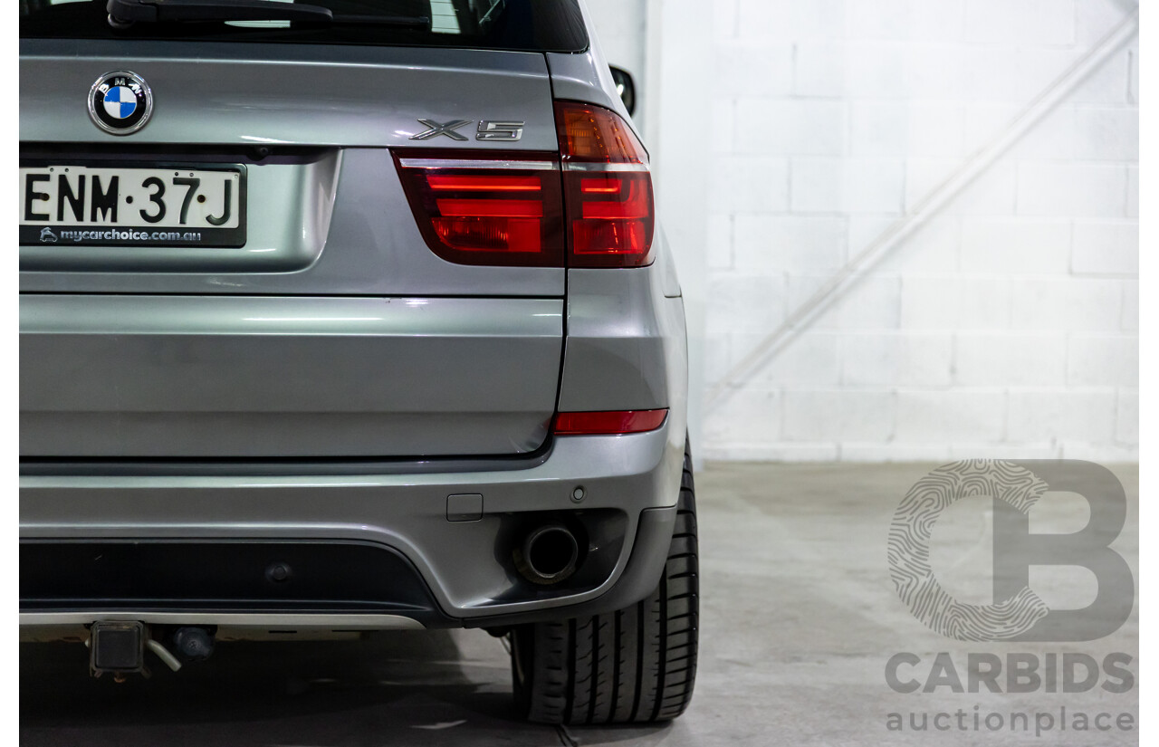 4/2012 BMW X5 xDrive30d E70 MY12 Upgrade 4d Wagon Space Grey Metallic Turbo Diesel 3.0L