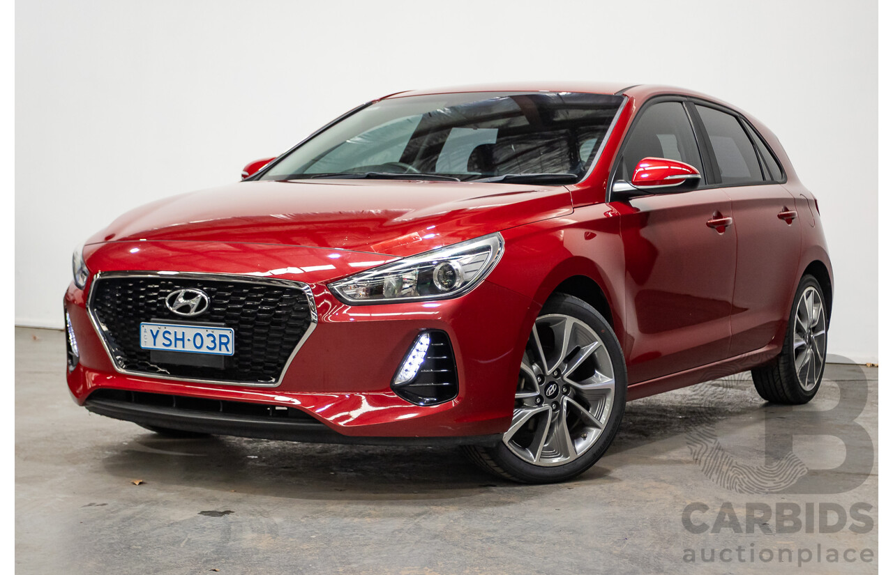03/2018 Hyundai i30 ACTIVE (FWD) PD 4D Hatchback Fiery Red Mica 2.0L