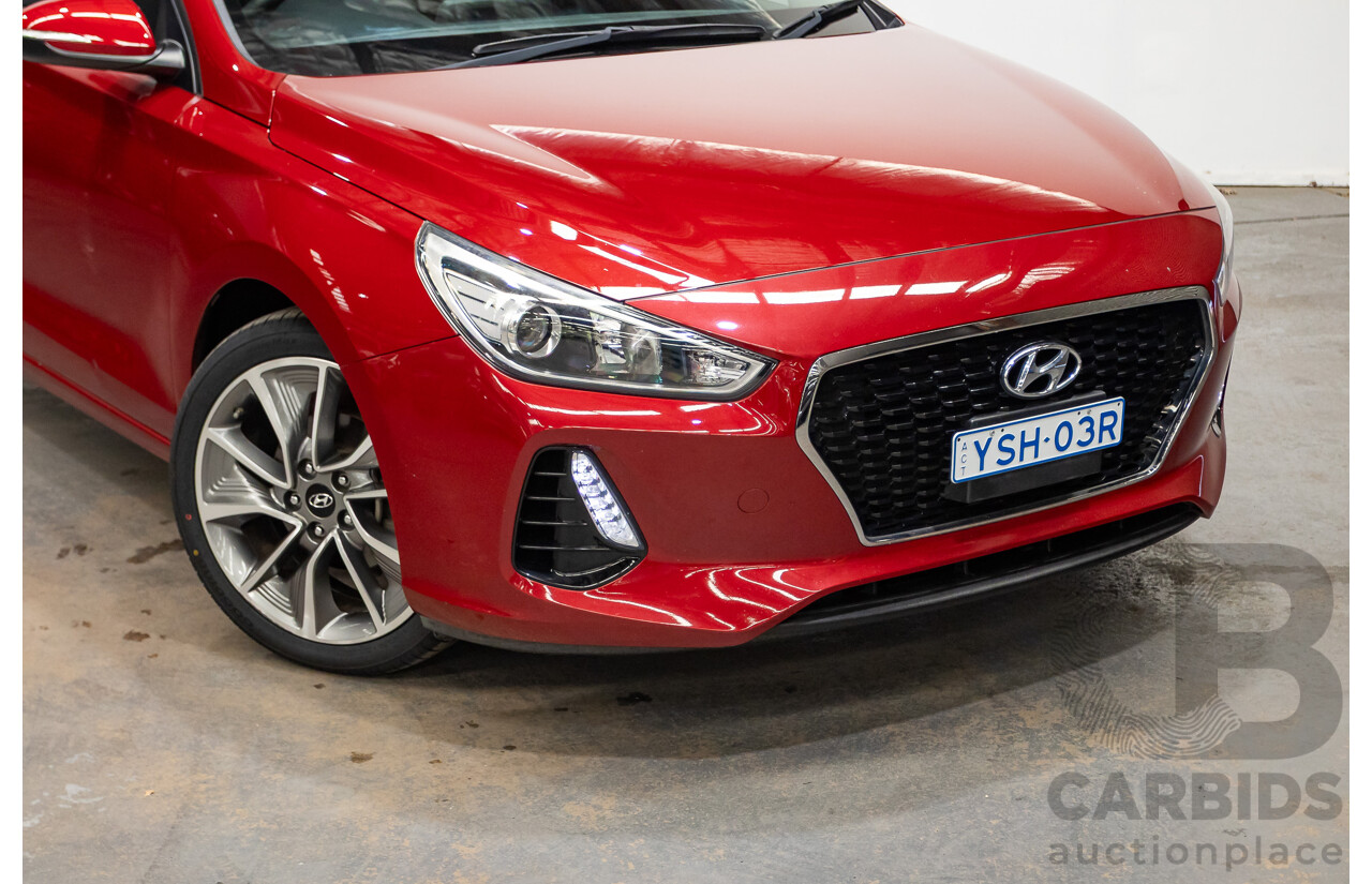 03/2018 Hyundai i30 ACTIVE (FWD) PD 4D Hatchback Fiery Red Mica 2.0L