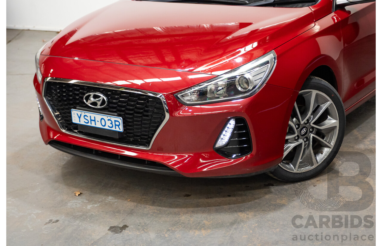 03/2018 Hyundai i30 ACTIVE (FWD) PD 4D Hatchback Fiery Red Mica 2.0L