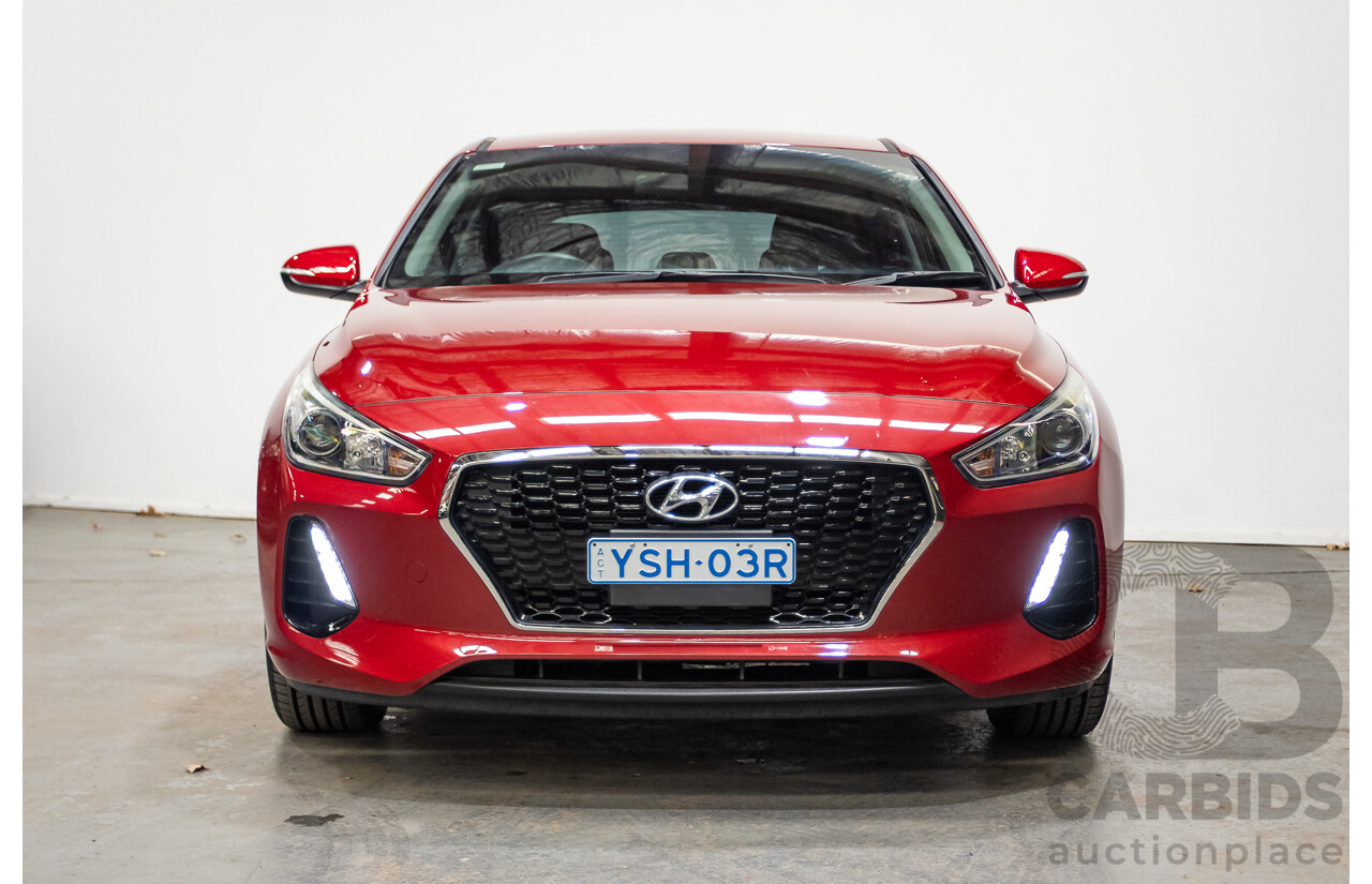 03/2018 Hyundai i30 ACTIVE (FWD) PD 4D Hatchback Fiery Red Mica 2.0L